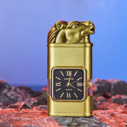 🔥Valentine's Day Sale 50% OFF🔥Windproof Lighter Vintage Watch Bezel Jet Flame Torch