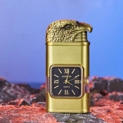 🔥Valentine's Day Sale 50% OFF🔥Windproof Lighter Vintage Watch Bezel Jet Flame Torch