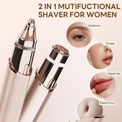 🔥 HOT SALES 50% OFF💗2 In 1 Facial Hair Remover & Eyebrow Trimmer