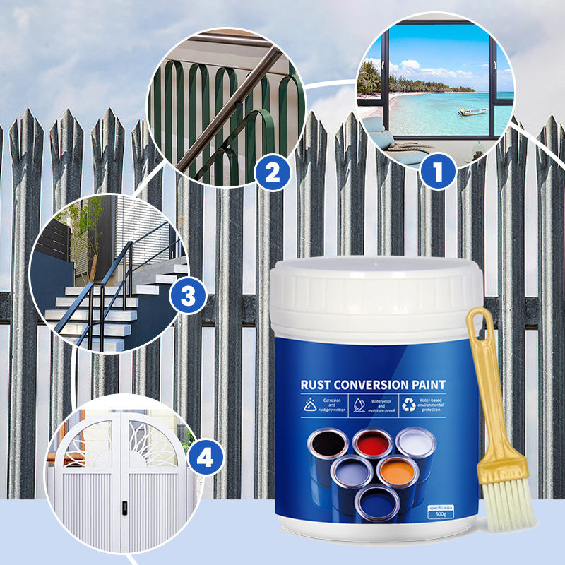 🔥Hot Sale 50% OFF🔥Weatherproof Rust Converter Paint for Metal🎁FREE SHIPING