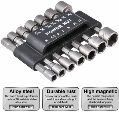 🔥LIMIT TIME 50% OFF🧰Hexagon Handle Screw Powerful Socket Wrench Set of 14 Pieces