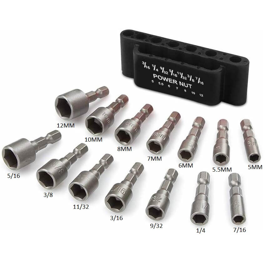 🔥LIMIT TIME 50% OFF🧰Hexagon Handle Screw Powerful Socket Wrench Set of 14 Pieces