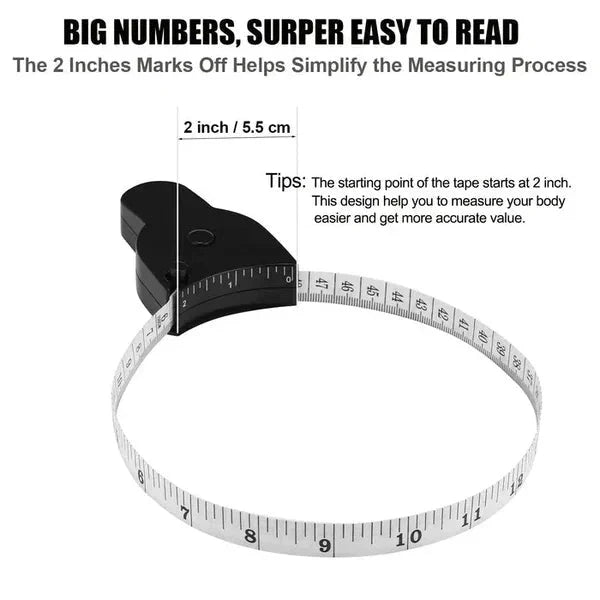 🔥 Hot Sale🔥Automatic Rolling Tape Girth Measuring Ruler