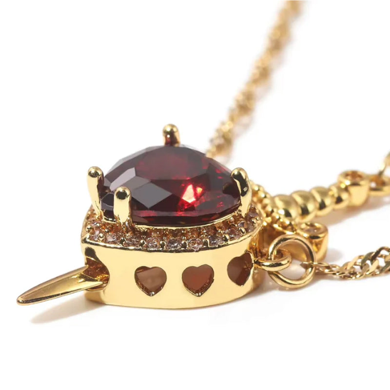 💘Valentine's Day Special💘Heart & Sword Couples Necklace