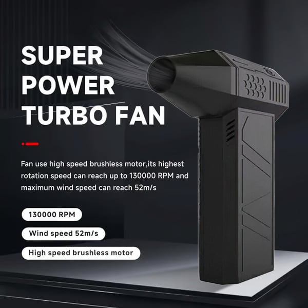 🔥Limited Sale 50% OFF🔥130000RPM Super Power Turbo Fan