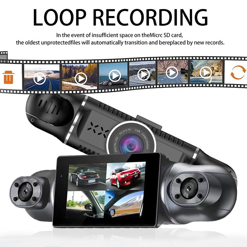 ✨ Driving Security ✨ 4-Channel 1080P Car Recorder