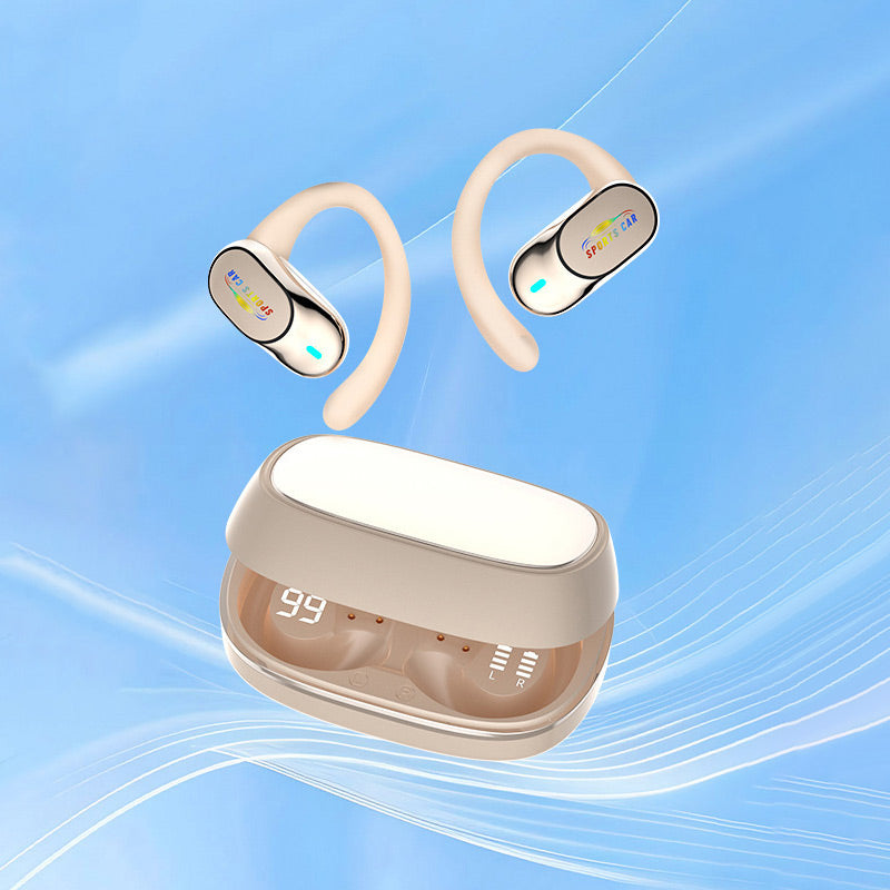 Waterproof Open Ear Earbuds with Noise Cancelling