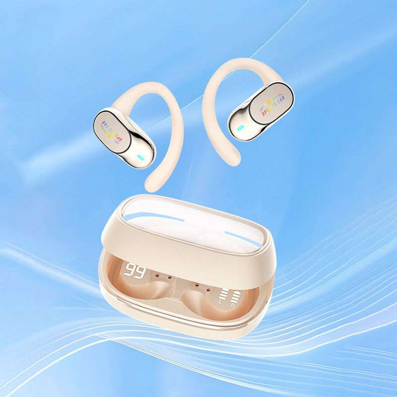 Waterproof Open Ear Earbuds with Noise Cancelling