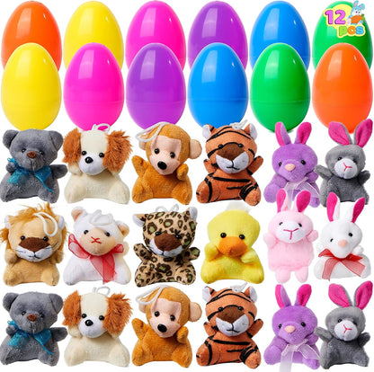 🎁Easter Hot Sale 50% OFF😍Prefilled Easter Eggs, Filled with Plush Animal Toys