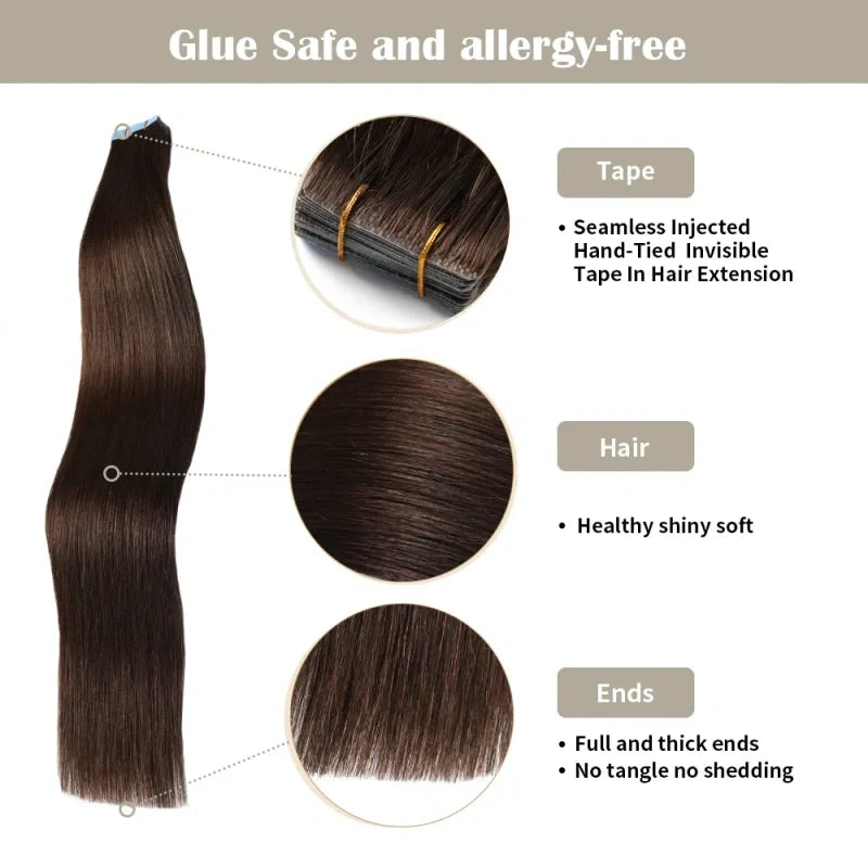 🔥HOT SALE 50% OFF🔥Tape-in Human Hair Extensions✈️FREE SHIPPING