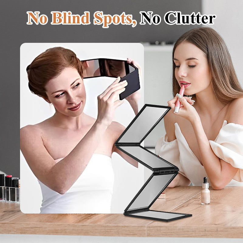 🔥HOT SALE 50% OFF🔥360° Folding Self Haircut & Makeup Mirror