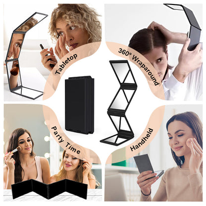 🔥HOT SALE 50% OFF🔥360° Folding Self Haircut & Makeup Mirror