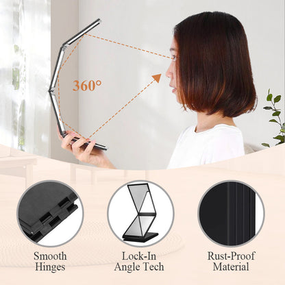 🔥HOT SALE 50% OFF🔥360° Folding Self Haircut & Makeup Mirror